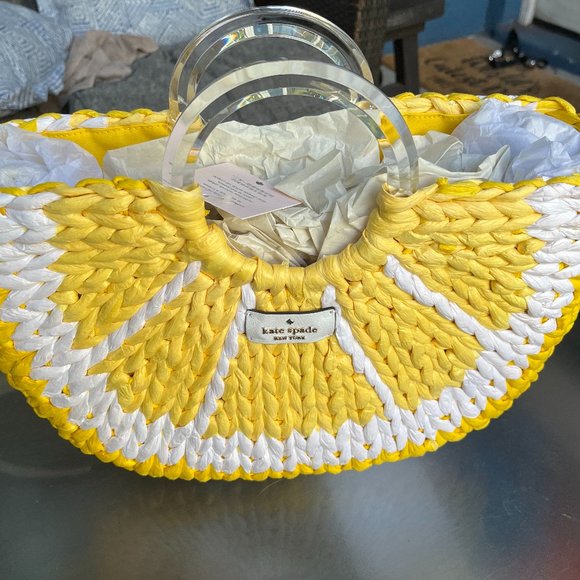 kate spade Bags Kate Spade Picnic Perfect Lemon Medium Tote Poshmark